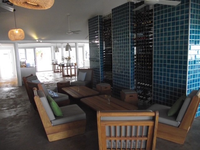 Boughshed Restaurant — Wine display and lounge