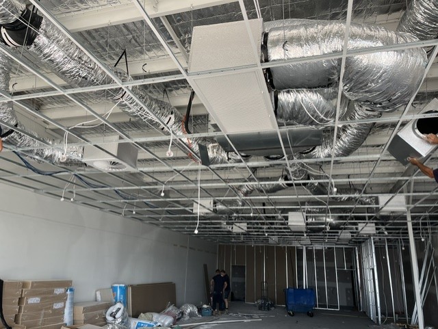 Caremore Pharmacy — During · air-conditioning installation