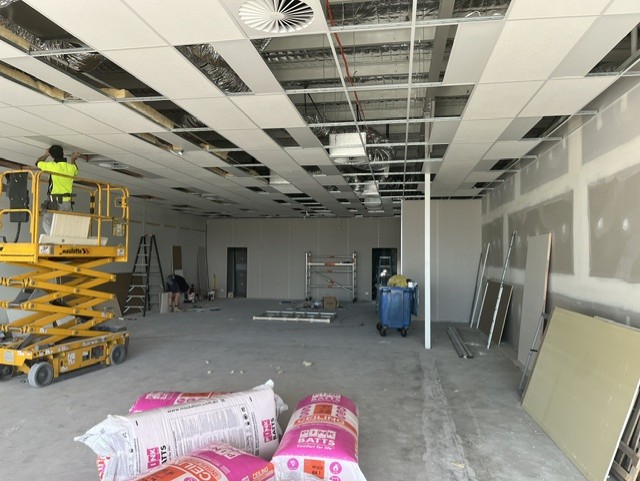Caremore Pharmacy — During · ceiling and services coordination
