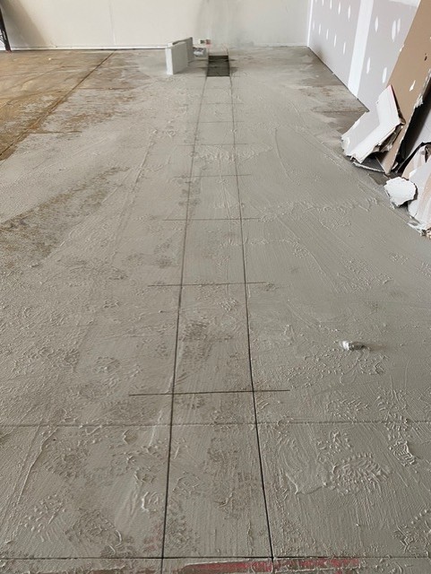 Caremore Pharmacy — During · floor preparation