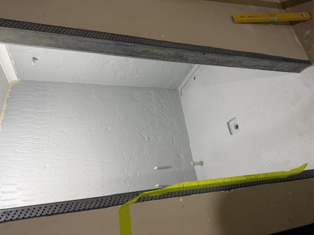 Residential Ensuite — During · waterproofing
