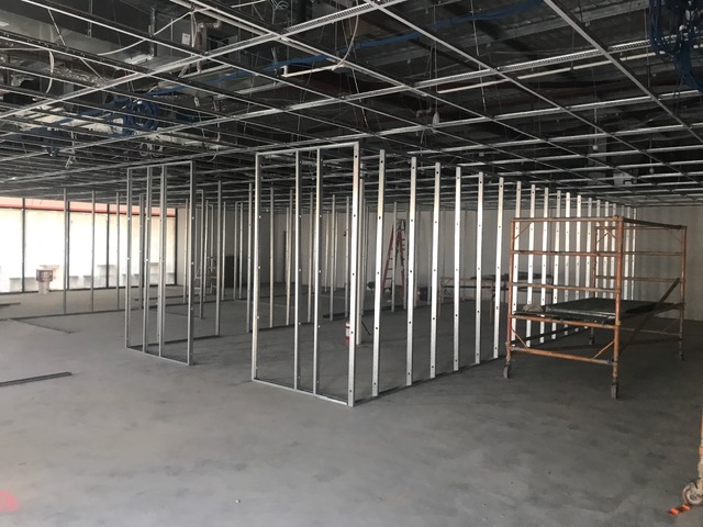 Professionals Forrestfield — Workplace layout taking shape