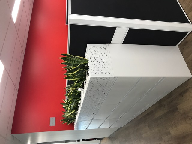 Professionals Forrestfield — Completed workstations and planter storage