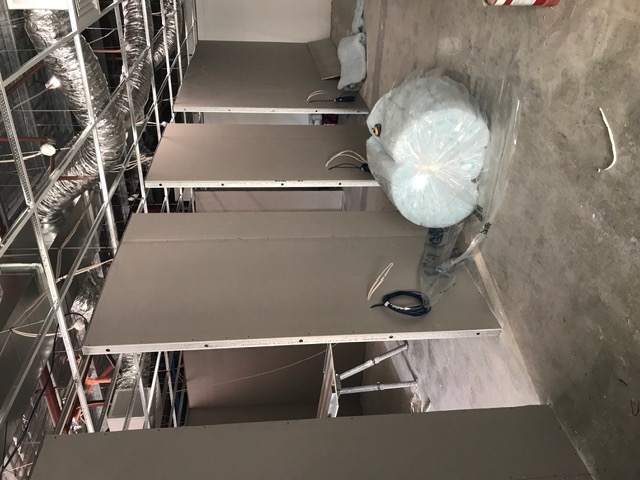 Professionals Forrestfield — Partitions and services progress