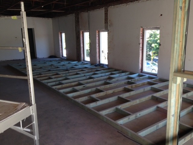 Last Detail Design — During · floor construction