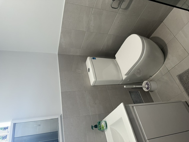 Residential Bathroom — After · vanity and toilet