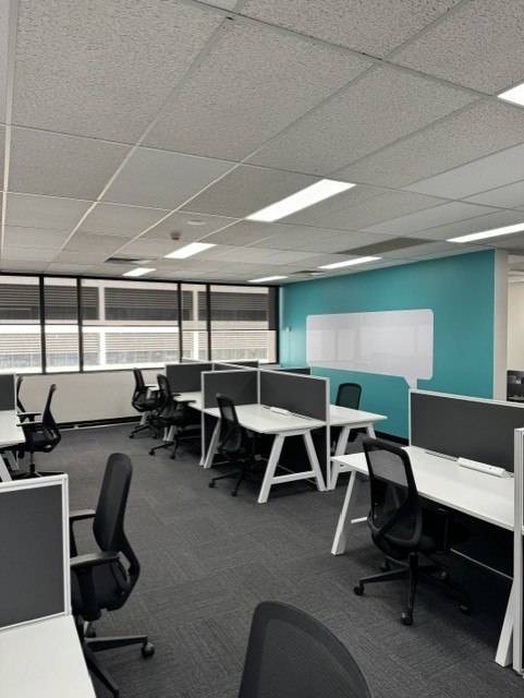 RUAH Legal Services — Workstations & feature wall