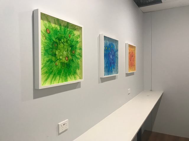 SensesWA — After · custom joinery and artwork