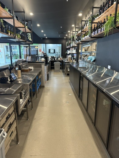 Stella Rossa — After · service and preparation area
