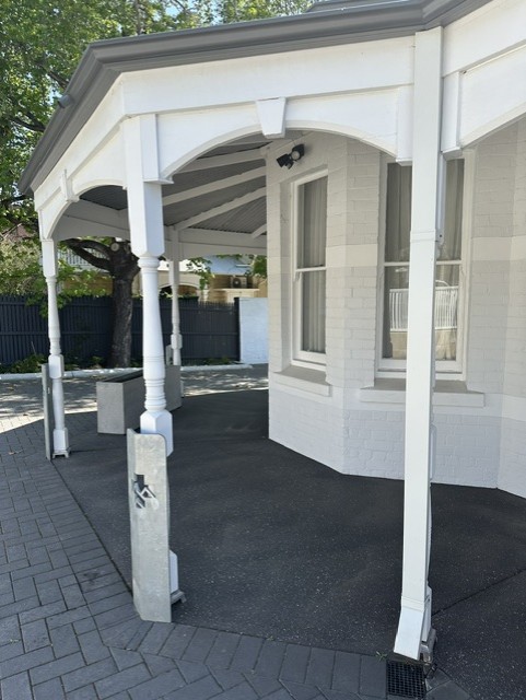 Swiss Family Clinic — Restored veranda