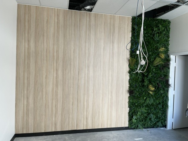 Therapy Focus — Biophilic feature wall