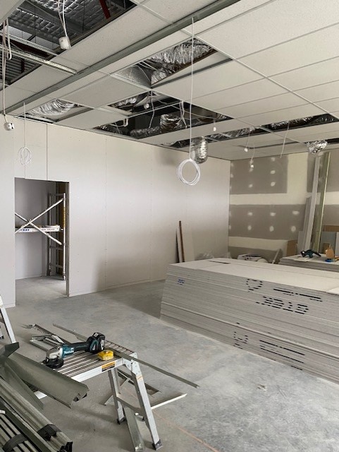 Therapy Focus — During · room construction